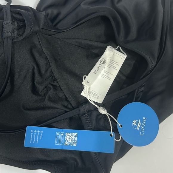 Women's One Piece Swimsuit High Neck Tummy Control Swimwear Bathing Suit NWT - Picture 6 of 7